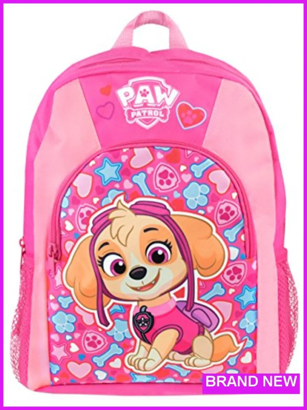 Paw Patrol Skye Kids Backpack with Adjustable Straps & Side Pockets
